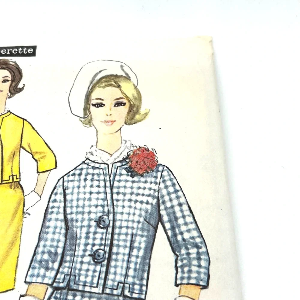 Simplicity Vintage 1960's‎ Pattern #4812  Women's Slenderette Suit Size 16